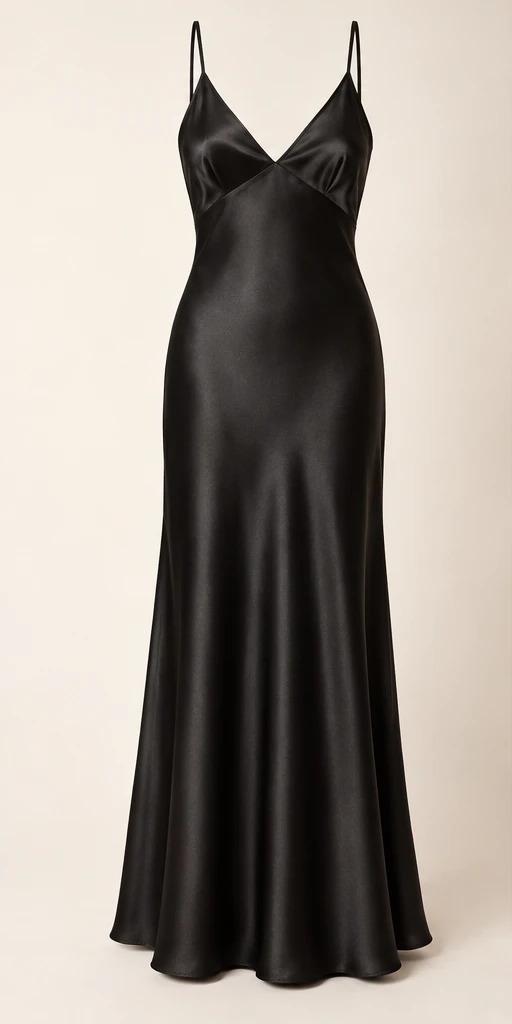 Juliette Lace-Back Maxi Dress in Black — front view